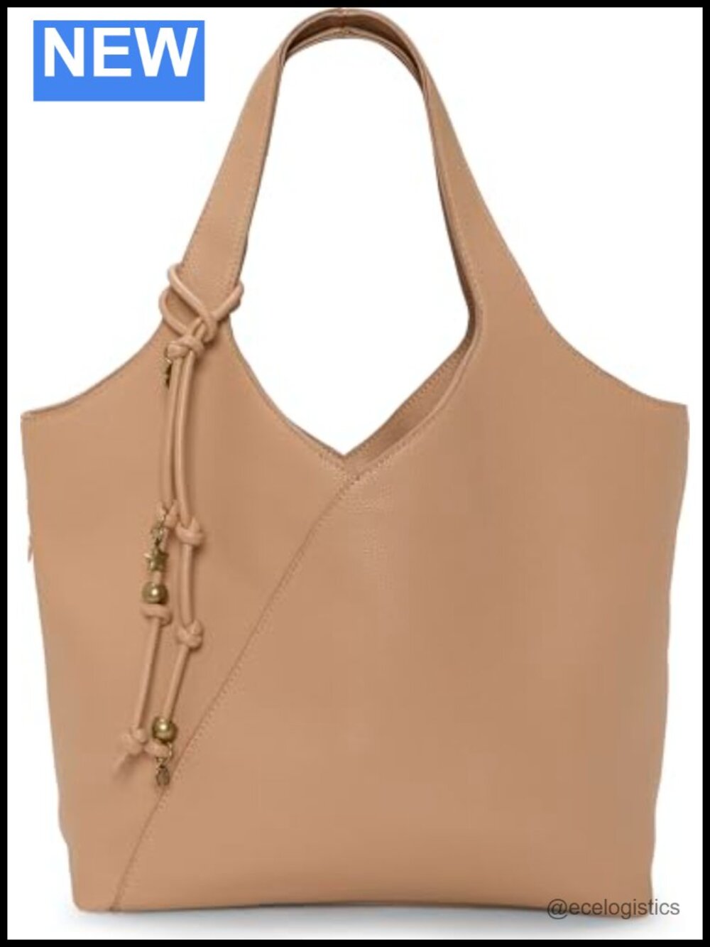 Faux Leather Crossover Tote Bag Shoulder Handbag Magnetic Closure